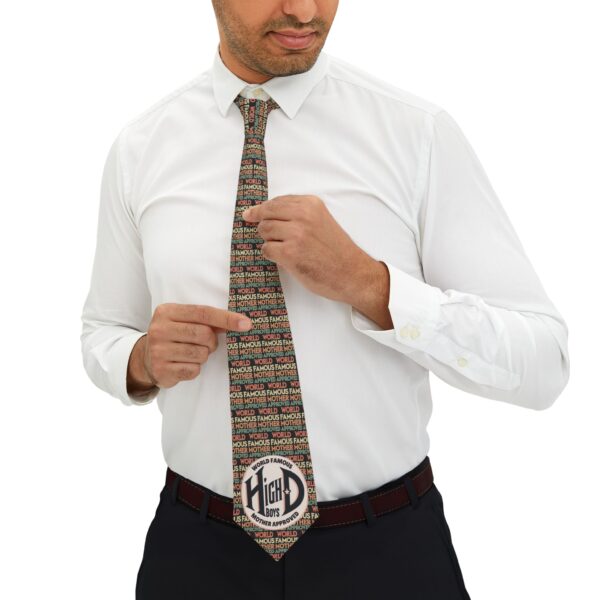 High-D Boys "World Famous, Mother Approved" Tie | Official Band Merch for Fancy Folks - Image 4
