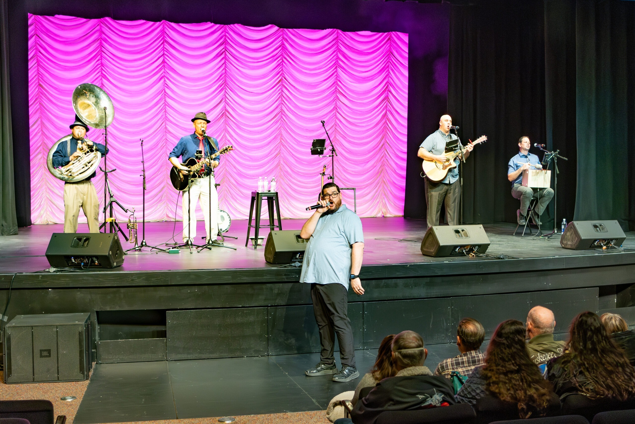 The High-D Boys performing together